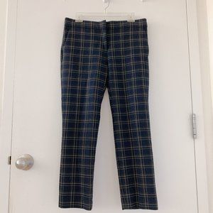 ANN TAYLOR WOMENS PLAID PANTS SIZE 6